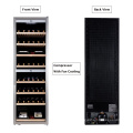 High Quality 180 Bottles Freestanding Black Wine Fridge